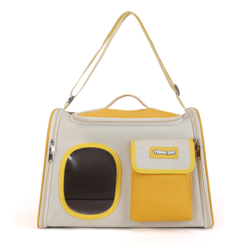 Trapezoid Pet Backpack Carrier - Purple