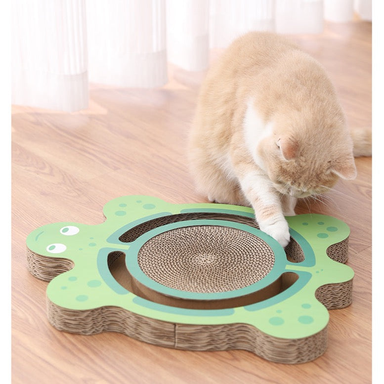 2 in 1 Cat Cardboard Scratcher Toy - Set of 3