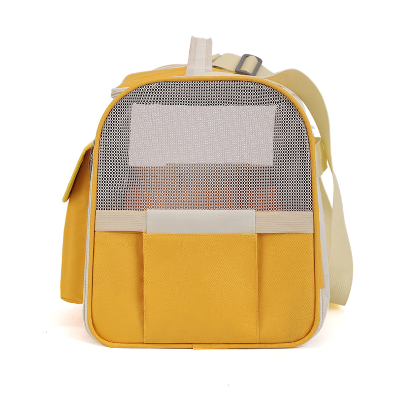 Trapezoid Pet Backpack Carrier - Purple