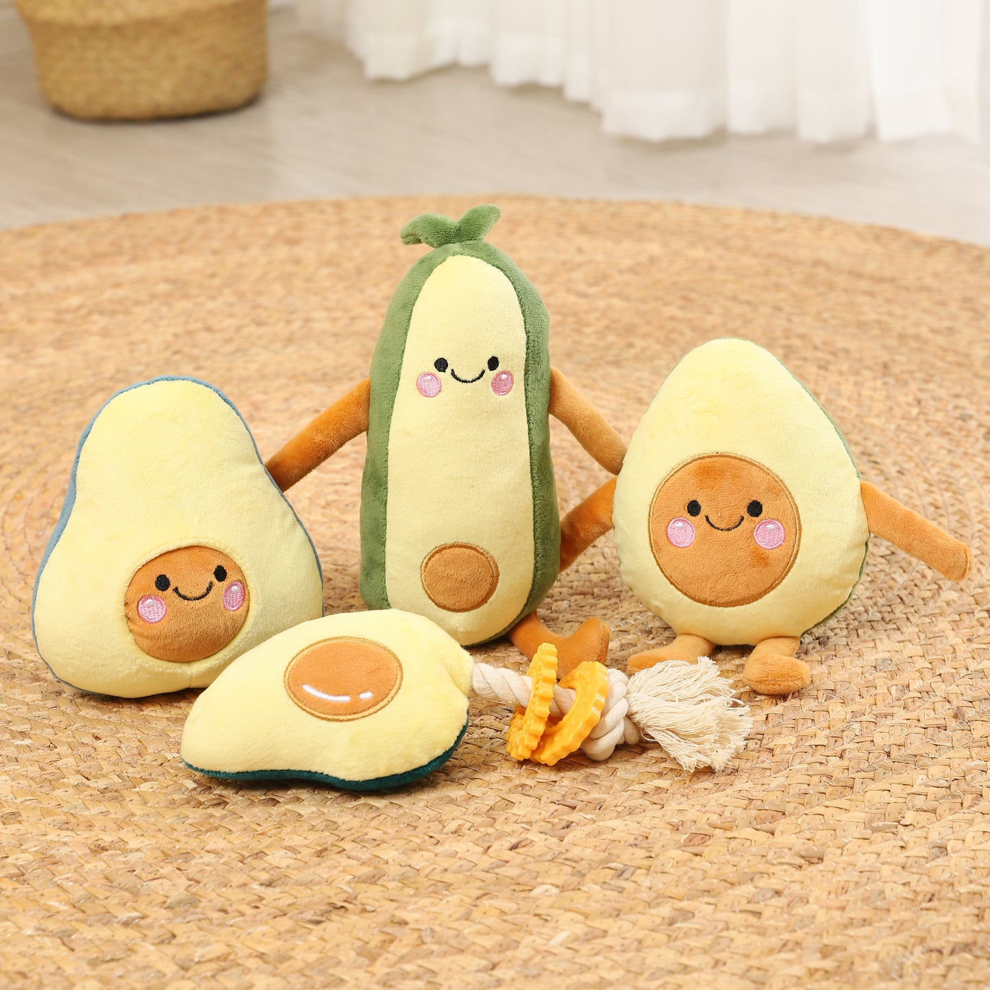Squeaky Toy Avocado - Long