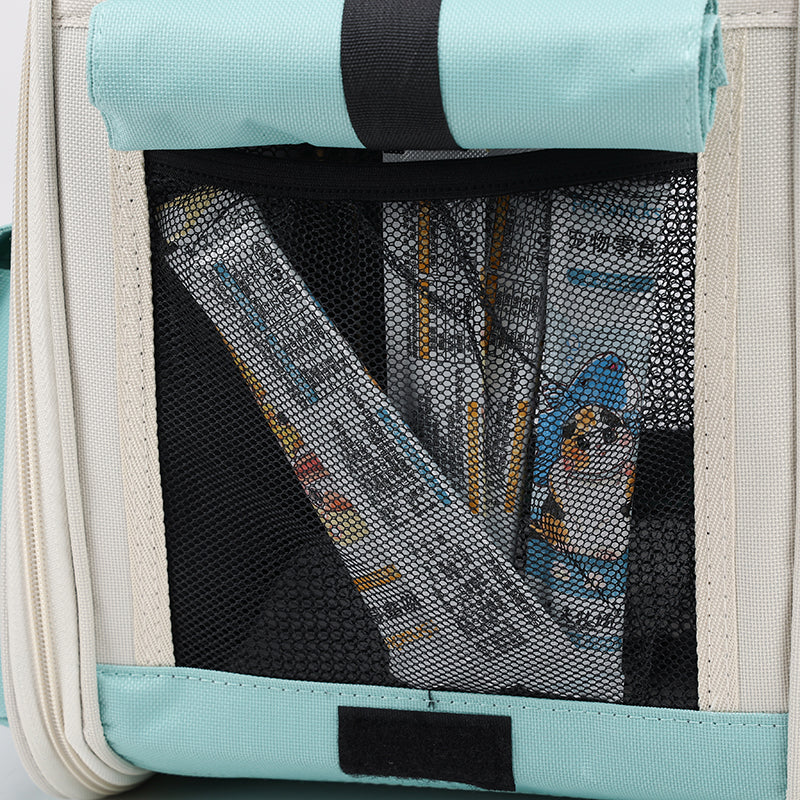 Pet Backpack Carrier - Blue