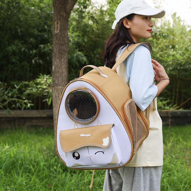 Pet Triangle Backpack Carrier