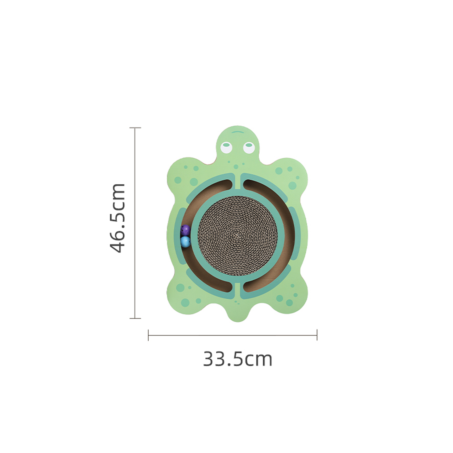 2 in 1 Cat Cardboard Scratcher Toy - Set of 3