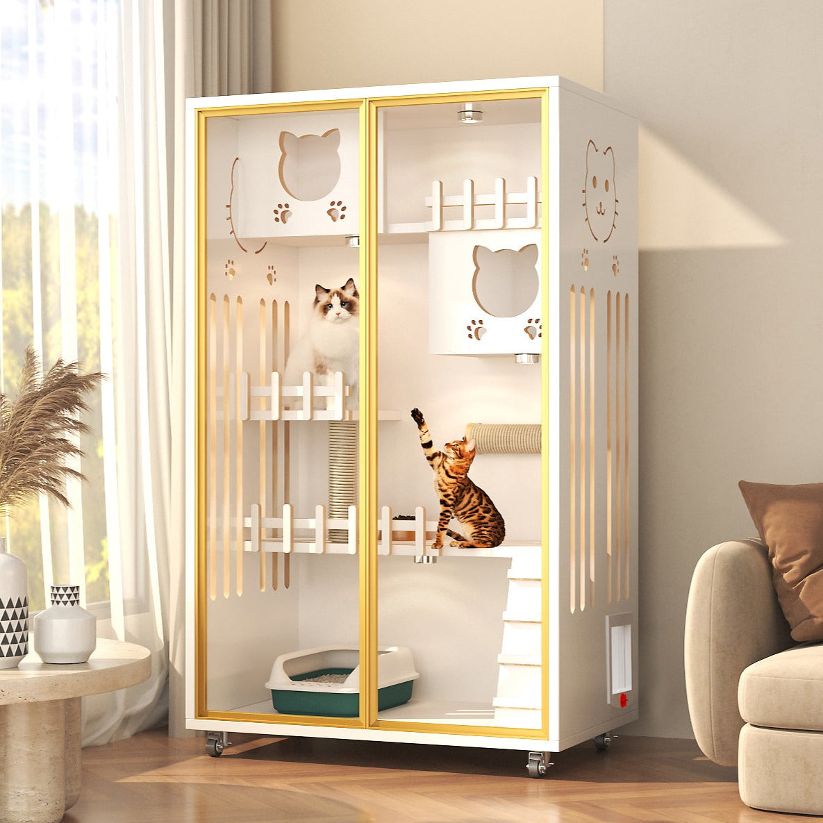 Wooden Cat House - Upgrade E