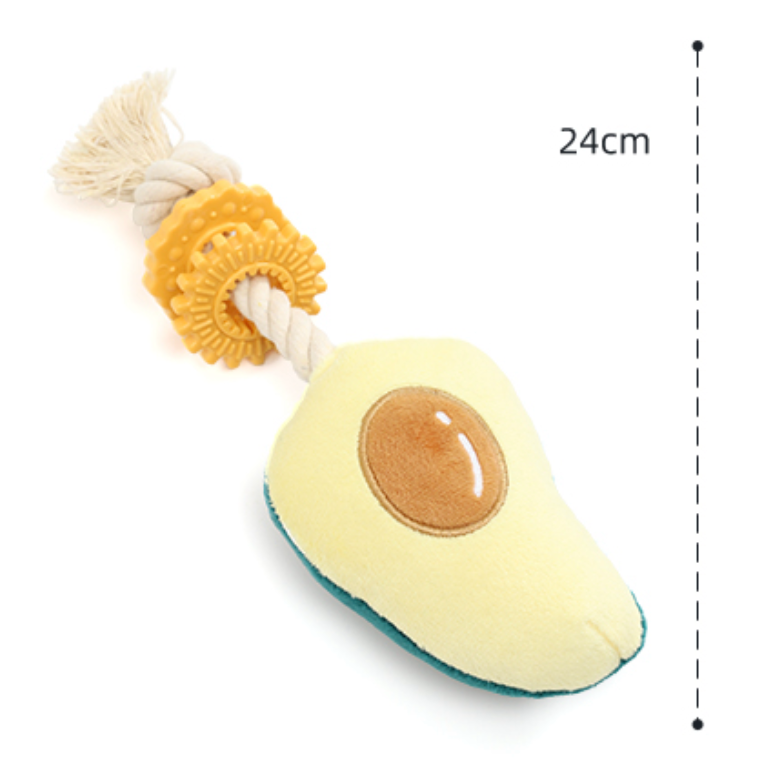 Squeaky Toy Avocado - Knot