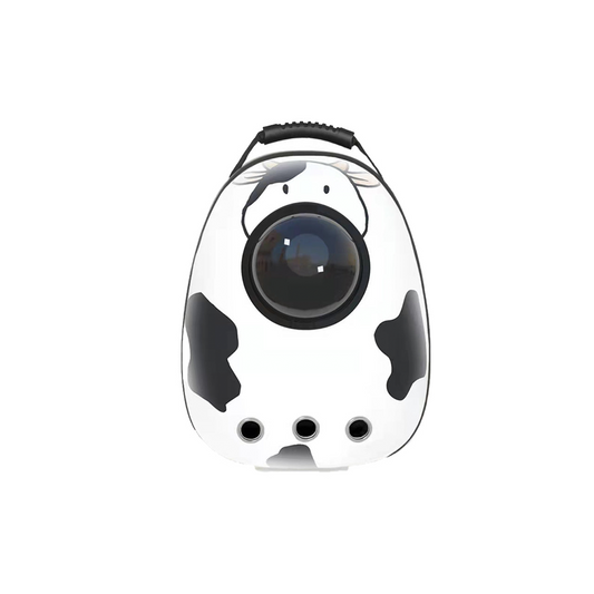 Pet Cow Space Window Backpack
