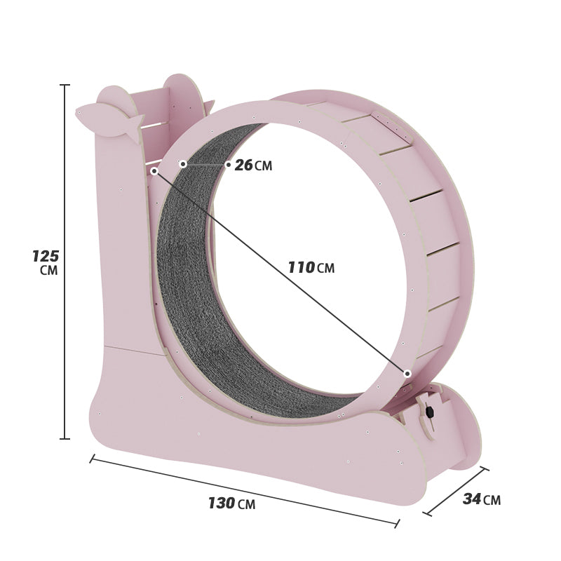 Snail Shaped Cat Treadmill (Exercise Wheel) - Large