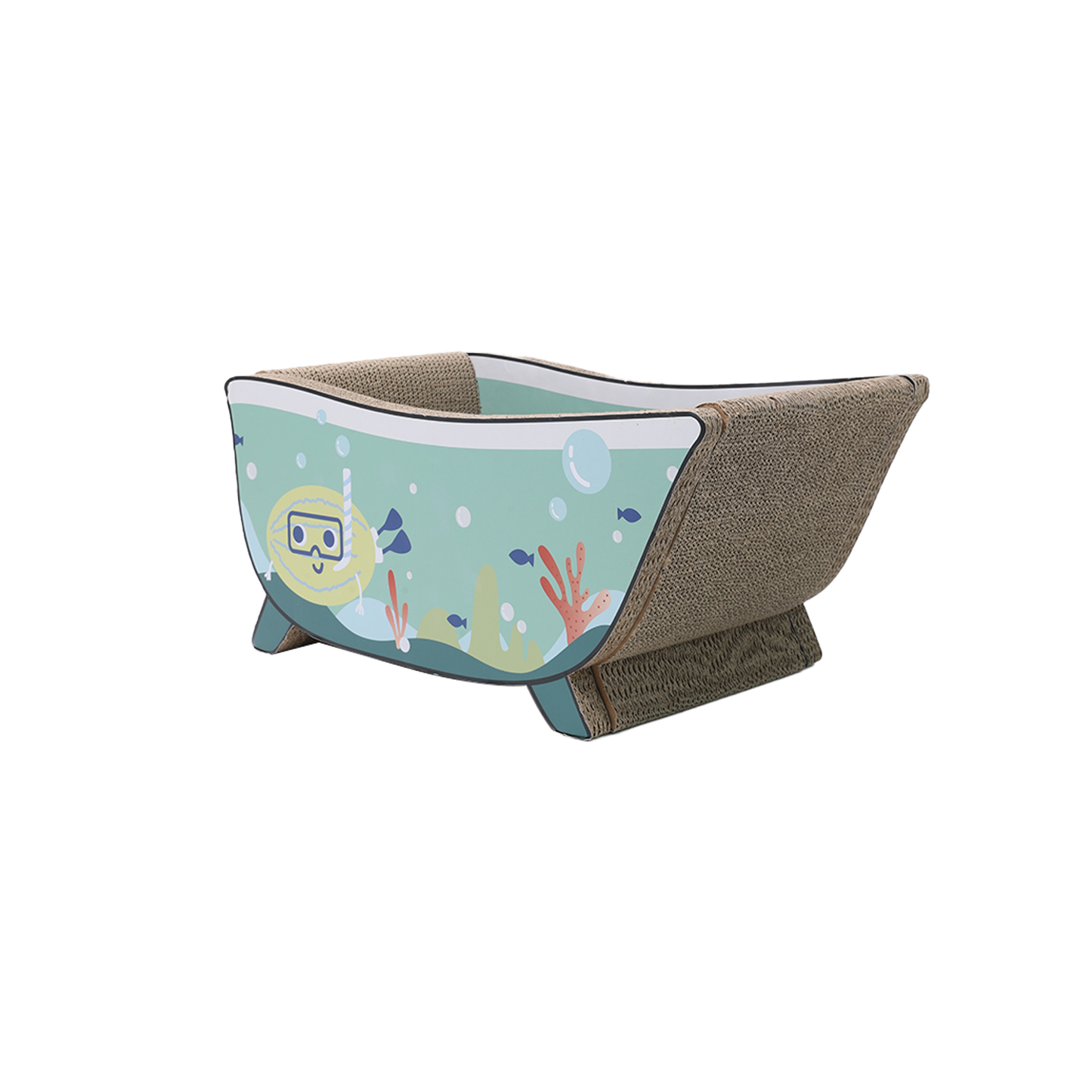 Cat Cardboard Scratcher - Sea