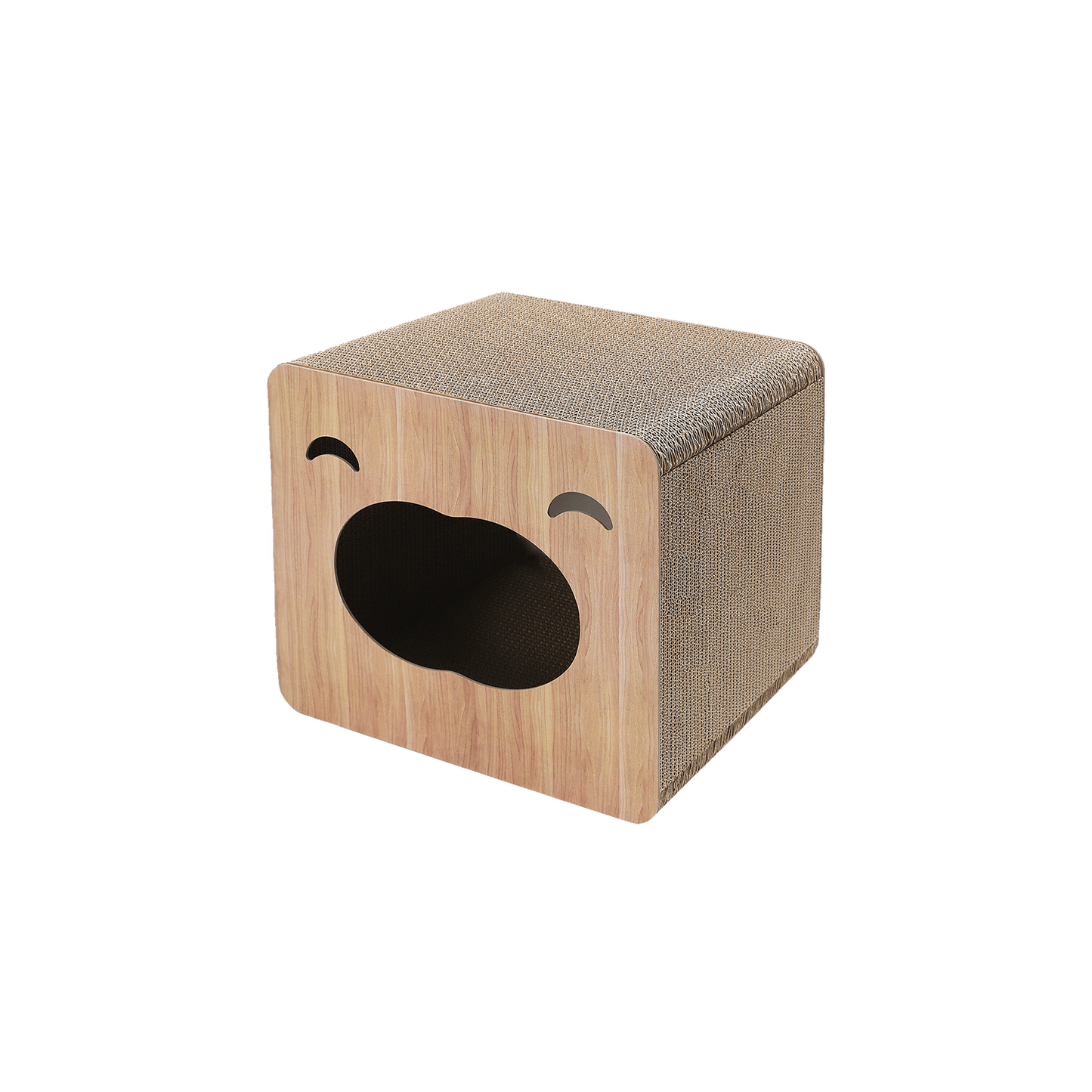 Cat Cardboard Scratcher House - Smile