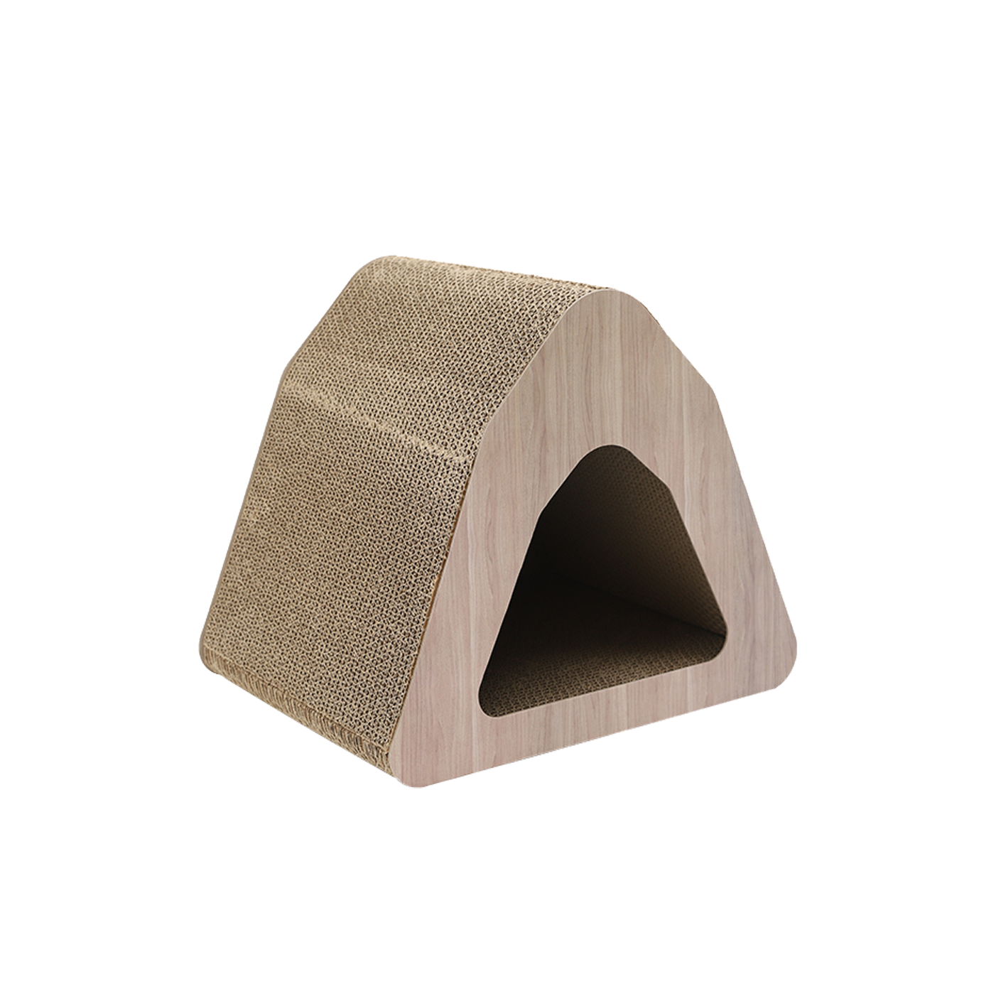 Cat Cardboard Scratcher House - Triangle
