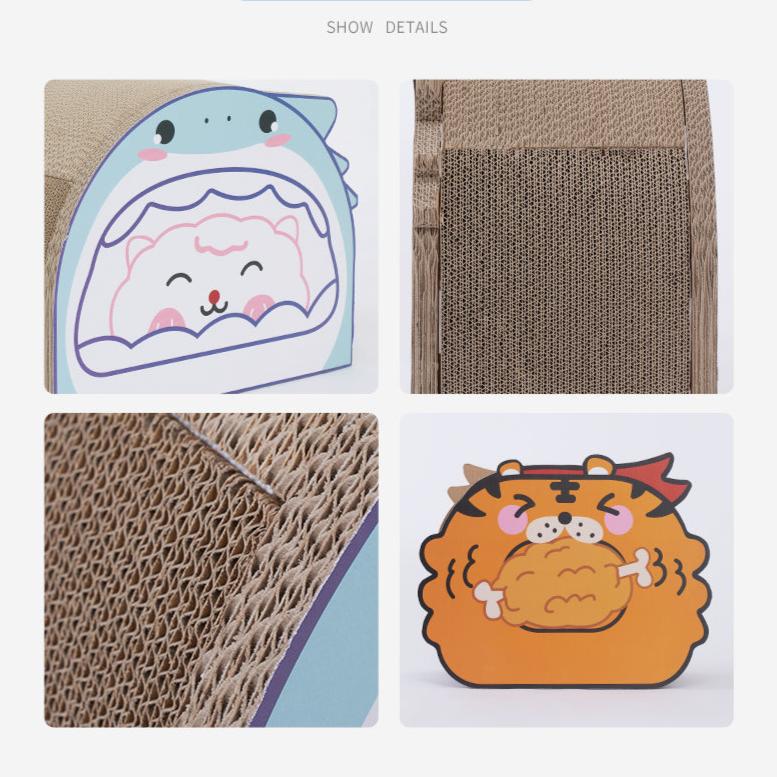 Cat Cardboard Scratcher House - Tiger