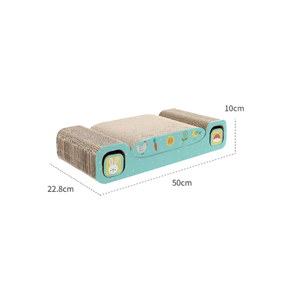 3 in 1 Cat Cardboard Scratcher Toy