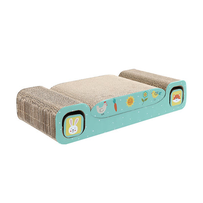 3 in 1 Cat Cardboard Scratcher Toy