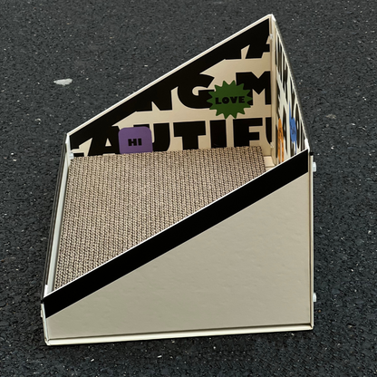 Cat Cardboard Scratcher - Letter