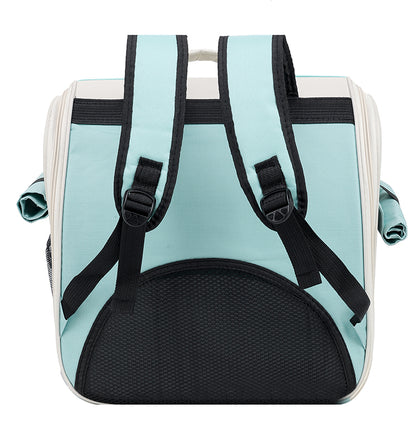 Pet Backpack Carrier - Blue
