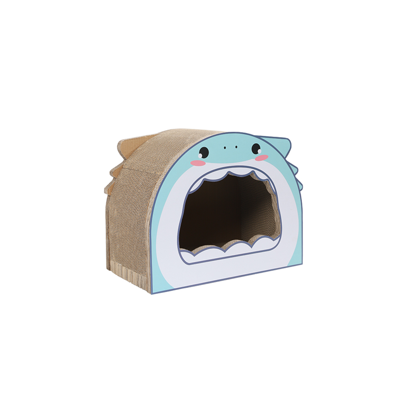 Cat Cardboard Scratcher House - Shark