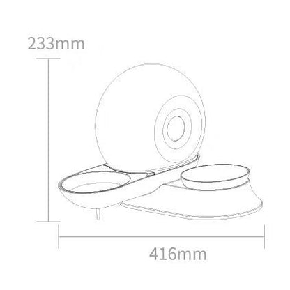 Pet Water Dispenser and Food Bowl