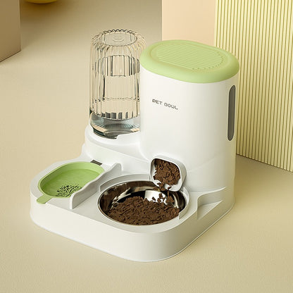2-in-1 Pet Feeder with Water Dispenser