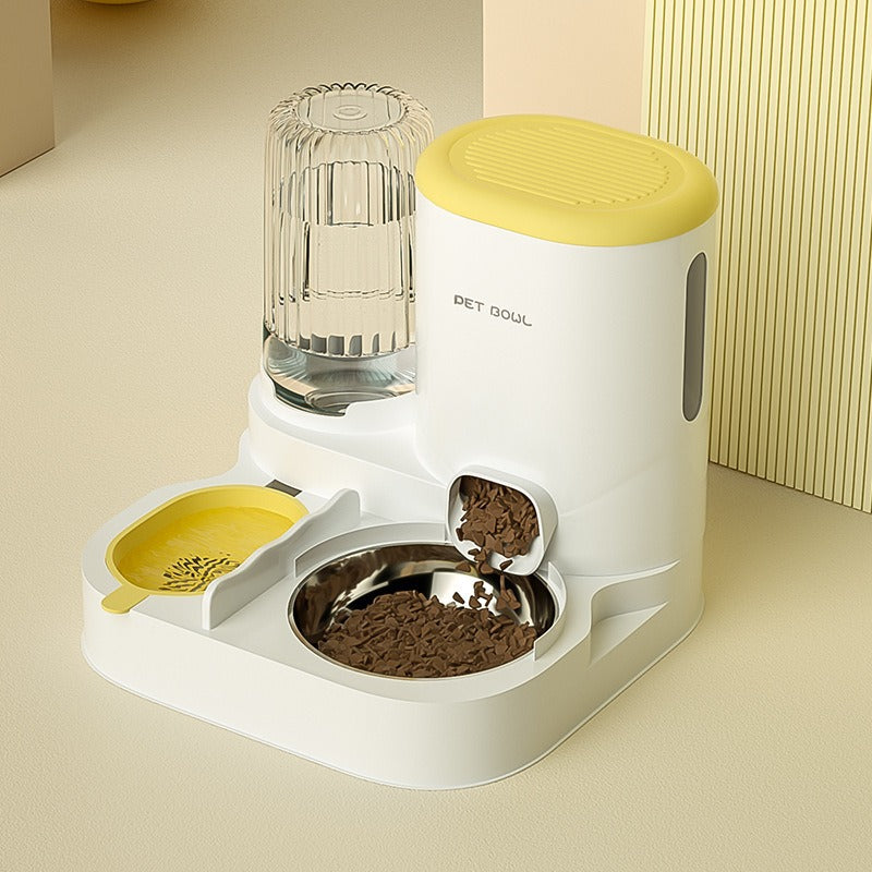 2-in-1 Pet Feeder with Water Dispenser