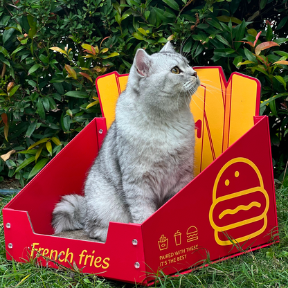 Cat Cardboard Scratcher - Fries