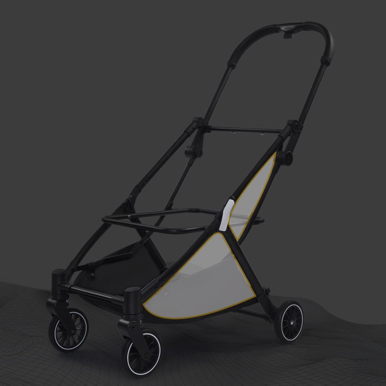 Foldable Pet Stroller with 2 Detachable Carriers PC200