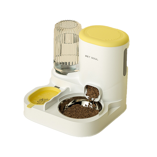 2-in-1 Pet Feeder with Water Dispenser