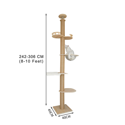 Floor to Ceiling Cat Tree - TT09 Adjustable Height